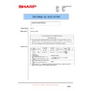 Sharp AR-CF2 (serv.man6) Service Manual / Technical Bulletin
