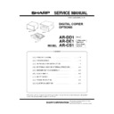 Sharp AR-CS1 Service Manual