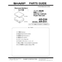 Sharp AR-D30-31 Service Manual / Parts Guide
