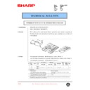 Sharp AR-DE1 (serv.man12) Service Manual / Technical Bulletin