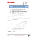 Sharp AR-DE7 (serv.man9) Service Manual / Technical Bulletin