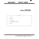 Sharp AR-DU2 (serv.man3) Service Manual / Parts Guide