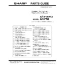 Sharp AR-F11 (serv.man11) Service Manual / Parts Guide
