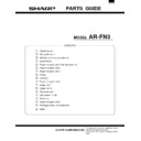 Sharp AR-FN3 (serv.man3) Service Manual / Parts Guide