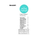 Sharp AR-FX10 (serv.man7) User Guide / Operation Manual