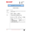 Sharp AR-FX3 (serv.man4) Service Manual / Technical Bulletin