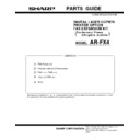 Sharp AR-FX4 (serv.man2) Service Manual / Parts Guide