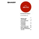Sharp AR-FX4 (serv.man3) User Manual / Operation Manual