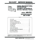 Sharp AR-FX7 Service Manual