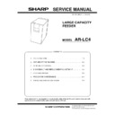 ar-lc4 service manual / specification