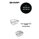 Sharp AR-M155 (serv.man5) User Guide / Operation Manual