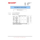 Sharp AR-M165-207 (serv.man72) Service Manual / Technical Bulletin