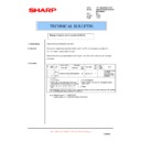 Sharp AR-M165-207 (serv.man81) Service Manual / Technical Bulletin