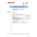 Sharp AR-M165-207 (serv.man82) Technical Bulletin