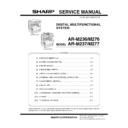 Sharp AR-M276 (serv.man6) Service Manual