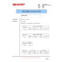 Sharp AR-M351N, AR-M451N (serv.man47) Service Manual / Technical Bulletin