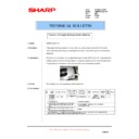 Sharp AR-M550 (serv.man109) Technical Bulletin