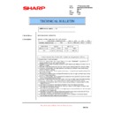 Sharp AR-M550 (serv.man94) Technical Bulletin
