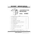 Sharp AR-MS1 Service Manual