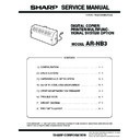 Sharp AR-NB3 (serv.man5) Service Manual