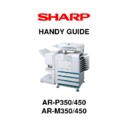 Sharp AR-P350, AR-P450 (serv.man5) Handy Guide