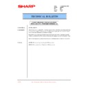 Sharp AR-PB8 (serv.man23) Technical Bulletin