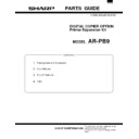 Sharp AR-PB9 (serv.man3) Service Manual / Parts Guide
