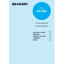 Sharp AR-PB9 (serv.man4) User Manual / Operation Manual