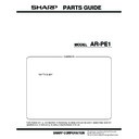 Sharp AR-PE1 (serv.man10) Service Manual / Parts Guide