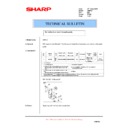 Sharp AR-PN2 Service Manual / Technical Bulletin