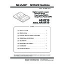 Sharp AR-RP10 Service Manual