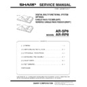 Sharp AR-RP8 Service Manual
