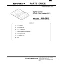 Sharp AR-SP2 (serv.man3) Parts Guide
