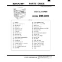 Sharp DM-2000 (serv.man9) Service Manual / Parts Guide