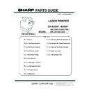 Sharp DX-B350P, DX-B450P, DX-CSX1, DX-CSX2, TEX1, DX-UX1, DX-UX3 Service Manual / Parts Guide