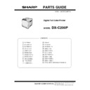 Sharp DX-C200P (serv.man2) Service Manual / Parts Guide