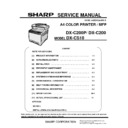 Sharp DX-C200P Service Manual