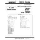 Sharp DX-C310, DX-C311, DX-C400, DX-C401 (serv.man7) Parts Guide