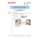 Sharp MX-2300N, MX-2700N, MX-2300G, MX-2700G, MX-2300FG, MX-2700FG (serv.man121) Technical Bulletin