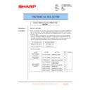 Sharp MX-2300N, MX-2700N, MX-2300G, MX-2700G, MX-2300FG, MX-2700FG (serv.man126) Technical Bulletin