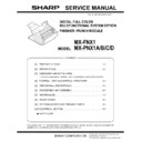 Sharp MX-2300N, MX-2700N, MX-2300G, MX-2700G, MX-2300FG, MX-2700FG (serv.man13) Service Manual