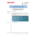 Sharp MX-2300N, MX-2700N, MX-2300G, MX-2700G, MX-2300FG, MX-2700FG (serv.man133) Technical Bulletin