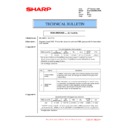 Sharp MX-2300N, MX-2700N, MX-2300G, MX-2700G, MX-2300FG, MX-2700FG (serv.man138) Technical Bulletin