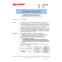 Sharp MX-2300N, MX-2700N, MX-2300G, MX-2700G, MX-2300FG, MX-2700FG (serv.man143) Technical Bulletin