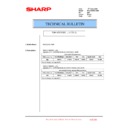 Sharp MX-2300N, MX-2700N, MX-2300G, MX-2700G, MX-2300FG, MX-2700FG (serv.man150) Technical Bulletin