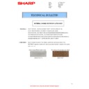 Sharp MX-2300N, MX-2700N, MX-2300G, MX-2700G, MX-2300FG, MX-2700FG (serv.man46) Technical Bulletin