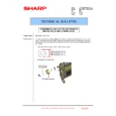 Sharp MX-2300N, MX-2700N, MX-2300G, MX-2700G, MX-2300FG, MX-2700FG (serv.man60) Technical Bulletin