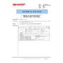 Sharp MX-2300N, MX-2700N, MX-2300G, MX-2700G, MX-2300FG, MX-2700FG (serv.man61) Technical Bulletin