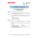 Sharp MX-2300N, MX-2700N, MX-2300G, MX-2700G, MX-2300FG, MX-2700FG (serv.man71) Technical Bulletin