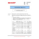 Sharp MX-2300N, MX-2700N, MX-2300G, MX-2700G, MX-2300FG, MX-2700FG (serv.man98) Technical Bulletin